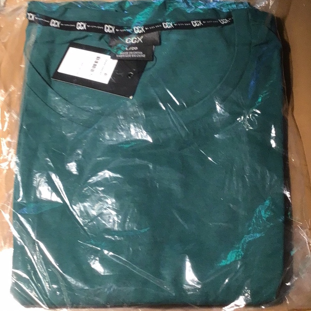 CITY CHIC  CCX TANK SHIRT SEA GREEN - Picture 7 of 9